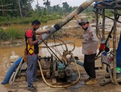 Polisi Berantas Tambang Emas Tanpa Izin di Kuansing Riau