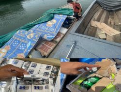 Bea Cukai Batam Amankan Kapal Bermuatan Rokok dan Miras Ilegal Senilai Rp500 Juta