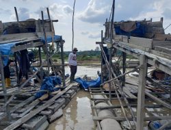 Belasan Mesin Tambang Emas Ilegal di Kuansing Riau Dimusnahkan Polisi, Penambang Kabur