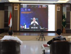 Wakil Wali Kota Batam Ikuti Rakor dan Launching MCP Kemendagri-KPK secara Virtual