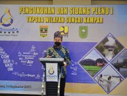 Gubernur Riau Hadiri Pengukuhan TKPSDA WS Kampar