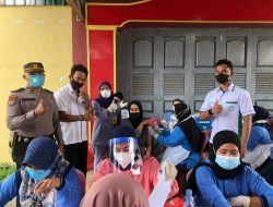 Kadin Riau dan OJK Gelar Vaksinasi bagi Masyarakat Inhil