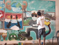 20 Tim Ikut Festival Mural Polda Kepri di Terowongan Pelita Batam