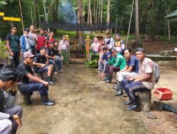 Lestarikan Situs Sejarah, Kades Tinjul Bersama Masyarakat Goro di Perigi Hangtuah