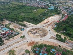 Pembangunan Bundaran Basecamp Batuaji Batam Sudah 85 Persen