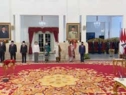 Presiden Lantik Jenderal Andika Perkasa sebagai Panglima TNI
