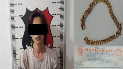Nekat Jambret di Siang Bolong, Pria Ini Dijebloskan ke Sel Tahanan