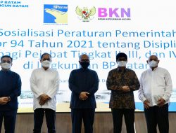 Sosialisasi PP 94/2021 dan PP 45/1990 Diikuti 285 Pegawai BP Batam