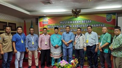 Herman Rozie Terpilih sebagai Ketua Keluarga Besar Kabupaten Kampar