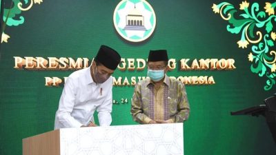Presiden Jokowi Resmikan Kantor Pusat Dewan Masjid Indonesia