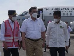 Wako Batam Sambut Kedatangan Menko Marves dan Menhub di Bandara Hang Nadim