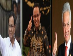 Survei Capres IPO: Prabowo, Anies dan Ganjar Teratas