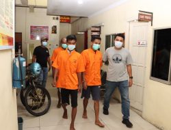 Polsek Lubuk Baja Tangkap 4 Pelaku Pencurian Spesialis Ruko Kosong