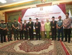 Saffar Muhammad Godam Resmi Jabat Kakanwil Kemenkumham Kepri