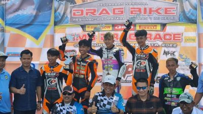 Kejurnas Drag Bike Region Sumatera di Batam Resmi Dimulai