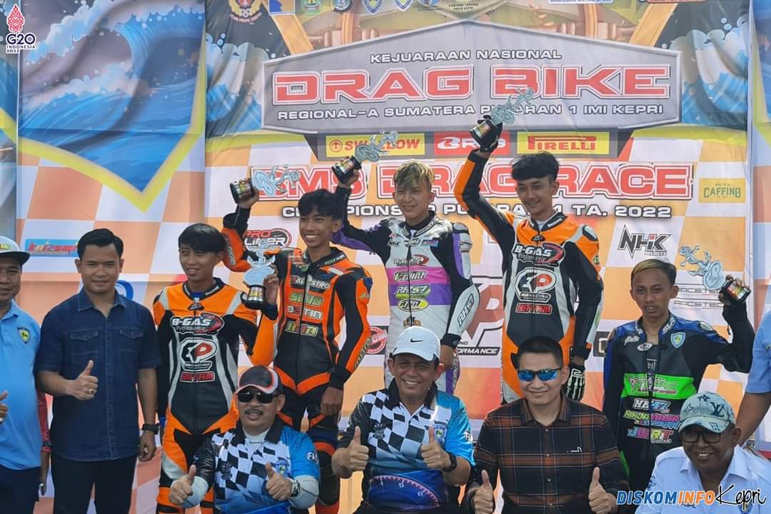 Kejurnas Drag Bike Region Sumatera di Batam Resmi Dimulai