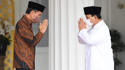 Presiden Jokowi dan Menhan Prabowo Bersilaturahmi di Gedung Agung Yogyakarta