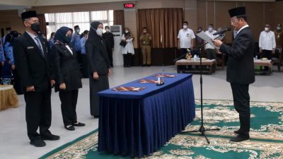 Tiga Kepala OPD Resmi Dilantik Wako Batam