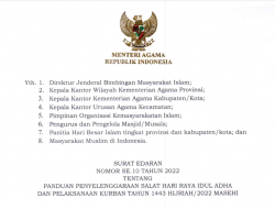 Menag Terbitkan Panduan Pelaksanaan Kurban 1443 Hijriah