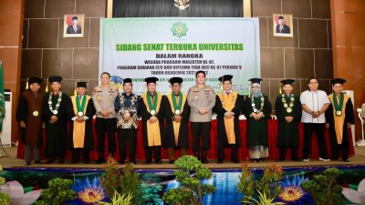 Kapolda Riau Orasi Ilmiah di Sidang Senat Terbuka Wisuda UIN Suska