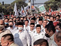 Kompak, Prabowo dan Cak Imin Jalan Bareng ke KPU