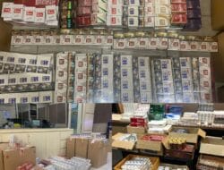 Bea Cukai Batam Amankan Ratusan Ribu Batang Rokok Ilegal