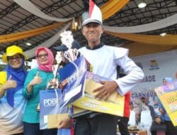 SMPN 12 Bintan Utara Raih Juara 1 Street Parade se-Kabupaten Bintan