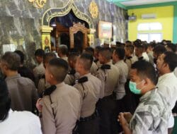 Polres Bintan Laksanakan Shalat Gaib untuk Korban Gempa Cianjur