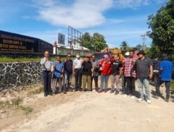 Lintas OKP Bintan Utara Perbaiki Jalan Nahkoda Lancang Tanjung Uban Kota