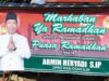 Sahabat Armin Heryadi (SAH) Pasang Banner Ucapan Selamat Menunaikan Ibadah Puasa 1444 H