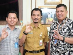 Sekretaris DPRD Bengkalis Sambut Silahturahmi PT BPR Pekanbaru Madani