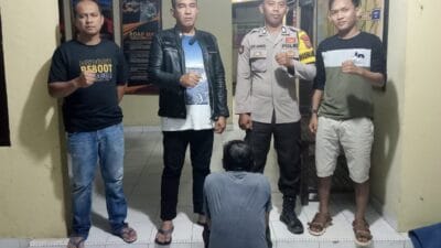 Curi TBS Sawit Milik Perusahaan Dengan Mobil Pick Up, Oknum Buruh Ditangkap Polsek Penawartama