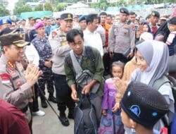 Kapolda Kepri Lepas 500 Pemudik Gratis dari Batam Tujuan Sei Pakning dan Kuala Tungkal