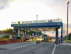 36.884 Kendaraan Melintas di Tol Pekanbaru, Dumai dan Bangkinang Selama Arus Balik