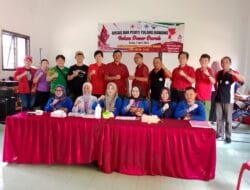 PMI Tuba Kerjasama Dengan BKSAG dan PSMTI Gelar Donor Darah di Bulan Suci Ramadhan