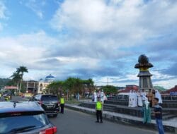 Polres Nias Gelar Pengamanan Salat Idul Fitri Warga Muhammadiyah
