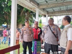 Kapolres Tulang Bawang Cek Langsung Personel yang Terlibat Pam Perayaan Kenaikan Isa Almasih