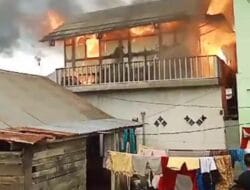 Kebakaran Rumah di Jalan Abi Kusno Cokro Suyoso Kertapati Diduga Akibat Korsleting Listrik