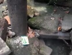 Tiang PJU Nyetrum dan Tanah Keluarkan Asap Buat Warga Lorong GMC Kertapati Cemas