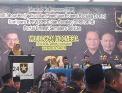 Road Show Penjajakan dan Pemetaan Potensi Bacaleg Partai Ummat Sumatera Selatan