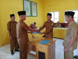 Pelantikan Kepala Dusun di Desa Potugu Kecamatan Momunu Buol