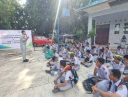 Jasa Raharja Kepri bersama AHM Gelar Safety Riding di SMK Aljabar Batam