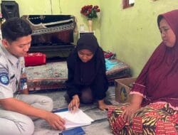 Hari Libur, Jasa Raharja Kepri Tetap Berikan Pelayanan ke Ahli Waris Korban Kecelakaan di Depan PT Wisco