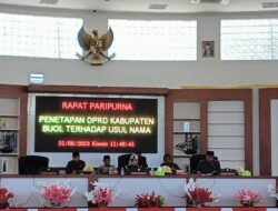 DPRD Usulkan Tiga Nama Calon Penjabat Bupati Buol