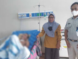 Petugas Jasa Raharja Tanjungpinang Lakukan Kunjungan dan Monitoring Korban Laka Lantas di RSUP Ahmad Thabib