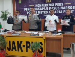 Polres Metro Jakarta Pusat Ungkap Peredaran Narkoba Lintas Negara