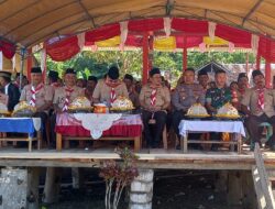 Upacara Pembukaan Pramuka ke-62 Digelar di Desa Pinamula Baru