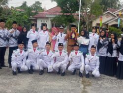 Upacara Pengibaran Bendera HUT RI ke-78 Desa Air Putih Berlangsung Khidmat