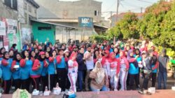 Caleg Muda Andrew Ruff Ajak Ratusan Warga Sukmajaya Depok Senam Sehat