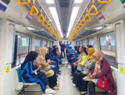 Naik LRT, Murid SMPN 3 OI Berkesempatan Belajar di Graha Teknologi Sriwijaya Palembang